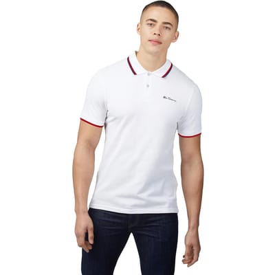 Ben Sherman heren poloshirt met stippen