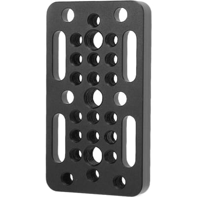 Camera Kaasplaat Snelkoppelingsmontageplaat 14in 38in Universeel Type voor Statiefkop Camera black