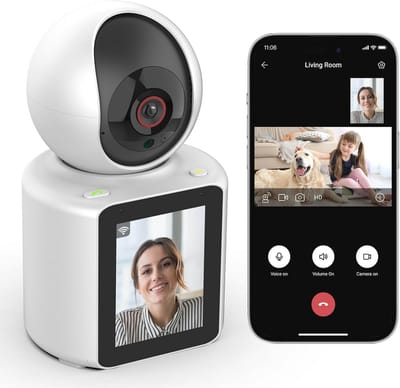 WiFi Binnencamera met Nachtzicht en Bewegingsdetectie - Beveiligingscamera voor Senioren en Kinderen