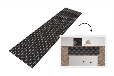 Keukenloper - Loper keuken - Jongens - Patroon - Dinosaurussen - 200x50 cm - Keukenloper vinyl