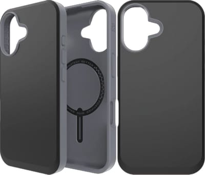 ZAGG SoHo Snap Hoesje Geschikt voor Apple iPhone 16 - Compatibel met MagSafe - Back Cover met Magneet - Grafeen - Zwart