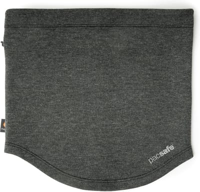 Pacsafe Nekbeschermer - Nekwarmer - Windvanger - Colsjaal - Hygiënisch Mondkapje - Gezichtsmasker - Halswarmer - Gezichtssjaal - Grijs