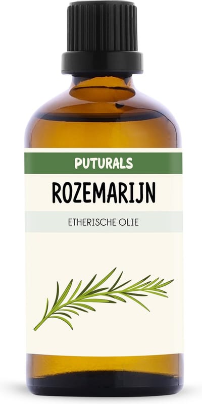 Puturals Rozemarijn Olie 100% Biologisch - 100ml - Puur en Vegan - Rozemarijn Olie of Rosemary Oil voor Haarverzorging en Haargroei