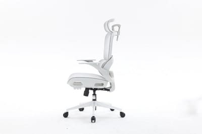 Ergonomische Bureaustoel - Comfortabele Werkstoel - Thuiswerken Kantoor - Verstelbare Ondersteuning - 70 x 70 x 112 cm - Zwart