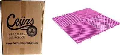CRIJNS - Dalles - Floor Tiles - Trax - PRO - 39,50x39,50cm - BOX - 30 Items - Fluo Pink