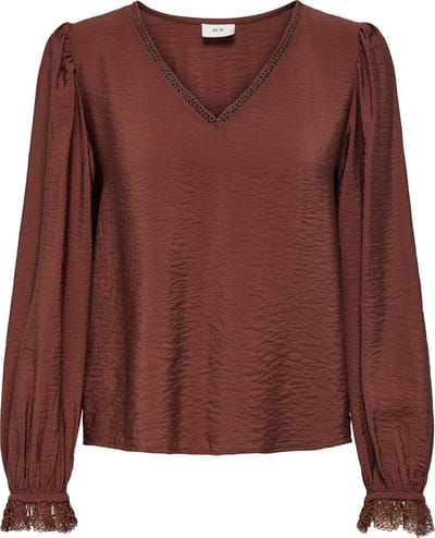 JDY - JDYCAMILLE L/S LACE V-NECK TOP WVN - Dames - Blouses