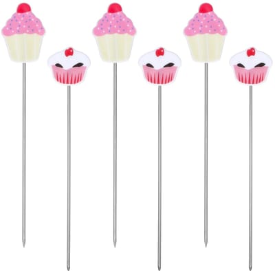 Dailygoods- Cake Tester 6 Stuks - Roestvrij Staal - Herbruikbare