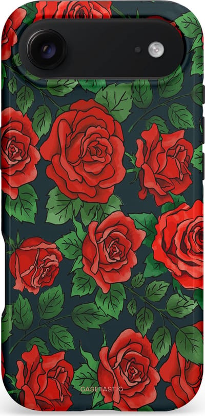 Casetastic hoesje geschikt voor Apple iPhone Air - MagSafe - Dubbellaagse bescherming - Rozen rood - Fashion Case - Bordeaux Donkergroen Donkergrijs Terracotta