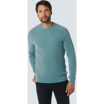 No Excess Pullover Crewneck Ribknit Super Soft Cloud Maat: XXL | Sweaters Outlet | Heren | Blauw