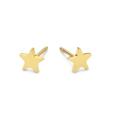 CO88 Collection Oorbellen Dames - Oorstekers - Ster - Ø6mm - Staal - Goudkleurig - 8CE-70302
