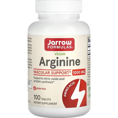 Jarrow Formulas, Arginine, 1000 mg, 100 tabletten