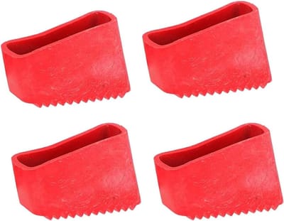 4-delige set antislip rubberen ladder voetmatten | Universele voetafdekkingen voor veilig werken thuis | Antislip rubber voor stabiliteit op ladders
