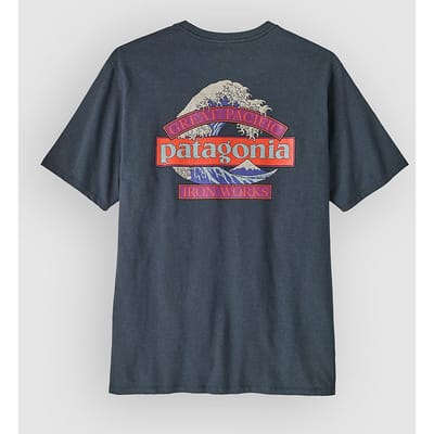 Patagonia Great Waves Responsibili- T-Shirt blauw