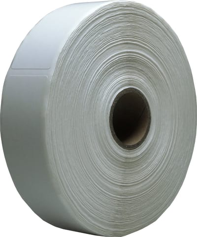 DULA Zebra kompatible Etiketten, 25 mm x 76 mm, Weiß, Permanent, Kern 25 mm, 1 Rolle, 930 Etiketten pro Rolle