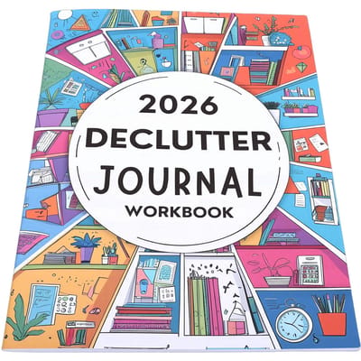 Planificateur Désencombrement 2026 Hebdomadaire Mensuel Simple Questions Listes de Contrôle Désencombrez Votre Maison Organisez Votre Esprit Planning