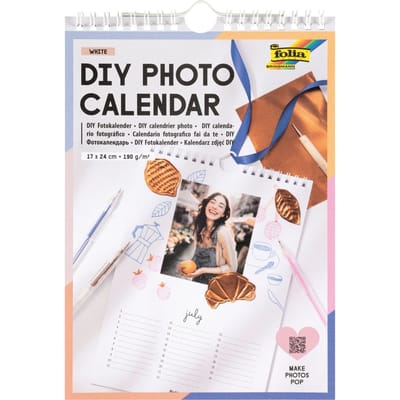 DIY Fotokalender "White" - 17 x 24 cm