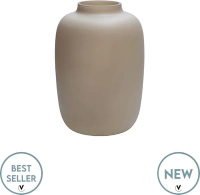 Vaas Artic | XS | Matte Ivory - Mat Beige | Ø17 x H24 cm