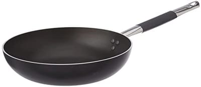 Koekenpan - Koekenpan met steel - Koken op inductie - Koel handvat - 28 cm - Zwart