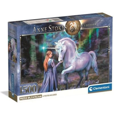 Clementoni - Puzzel - 1500 Stukjes - Anne Stokes Bluebell Wood - Puzzel Voor Volwassenen