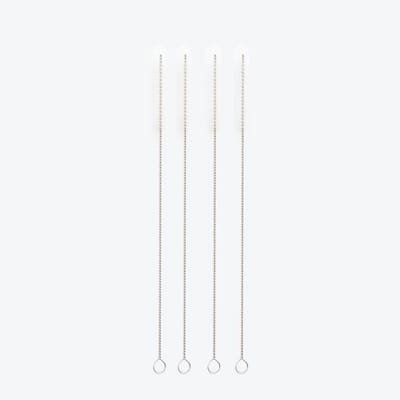 Point-Virgule set van 4 reinigingsborsteltjes voor cocktailrietjes 20cm