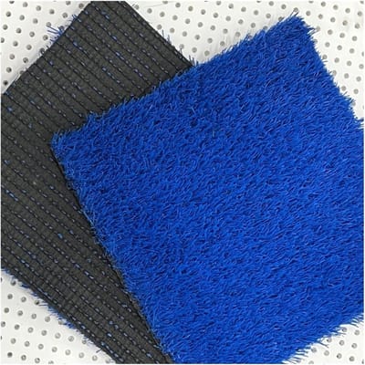 Kunstgras Gazonmat - Synthetisch Tapijt - Buiten Decoratie - Hoge Dichtheid 3cm - 39 x 157 inch - Blauw