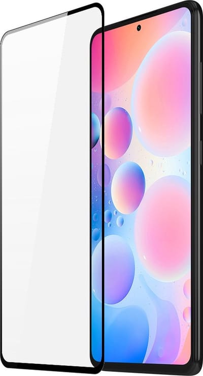 Dux Ducis Screen Protector - Geschikt voor Xiaomi Redmi Note 10 Pro / Poco F3 Screen Protector - Dux Ducis Full-Cover Tempered Glass - Zwart