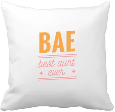 Akyol - beste tante ever Kussen hoes - Tante - uw tante - liefste tante - verjaardag - cadeau - kado - bedankje - 40 bij 40 cm