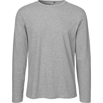 Neutral Men´s Long Sleeve T-Shirt NE61050 - Sport Grey - S