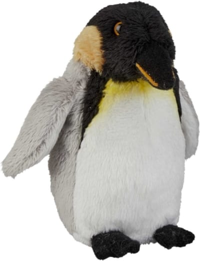 Ravensden pluche koningspinguin knuffel - zwart/wit - 15 cm - dieren knuffels - cadeau