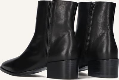 VIA VAI Rose Baker Enkellaarsjes - Enkelboots met rits - Dames - Zwart - Maat 36
