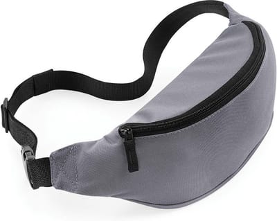 Heuptasje/fanny pack grijs 38 x 14 x 8 cm festival musthave