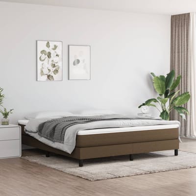 vidaXL - Pocketveringmatras - medium - 160x200x20 - cm - stof - donkerbrui8