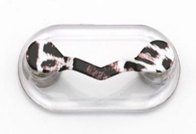 Magnetische brillenhouder – Zonnebrilhouder - ID-badgehouder, Kleur Luipaard, Unisex, voor mannen en voor vrouwen – Met deze geniale uitvinding raak je nooit meer je bril – Badge - kwijt