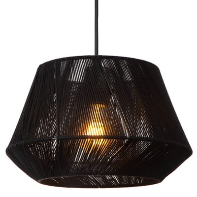 Lucide JESSICA - Hanglamp - Ø 35,5 cm - 3xE27 - Zwart - Japandi