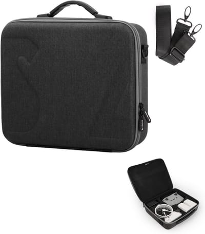 Drone Opbergtas - Reis Koffer - Drone Transport - Grote Capaciteit - 31.5 x 27 x 8.2 cm - Grijs
