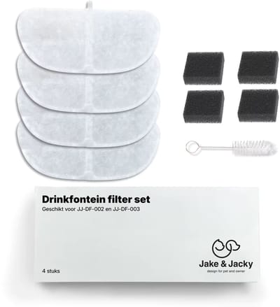Jake and Jacky Drinkfontein Filterset - Modelnummer JJ-DF-002 en JJ-DF-003
