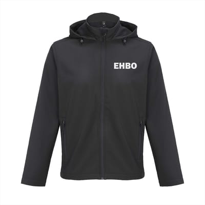 EHBO Softshell jas met capuchon - Waterafstotend - 2-laags - Maat S