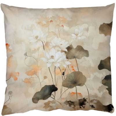 Sierkussens - Kussentjes Woonkamer - 50x50 cm - Bloemen - Japandi - Wabi sabi
