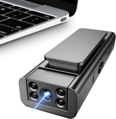 Draagbare Bodycam - Opnamecamera - Veiligheid opnemen - Groothoeklens - 8.3x1.9x2.6cm - Zwart