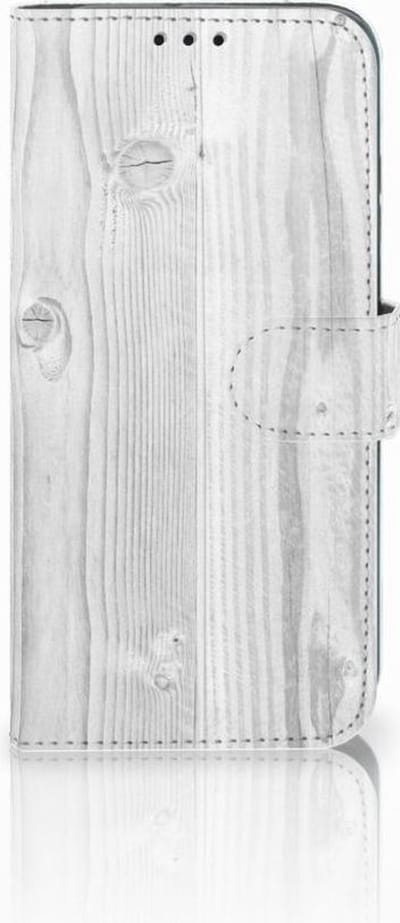 Honor 10 Lite Book Style Case White Wood