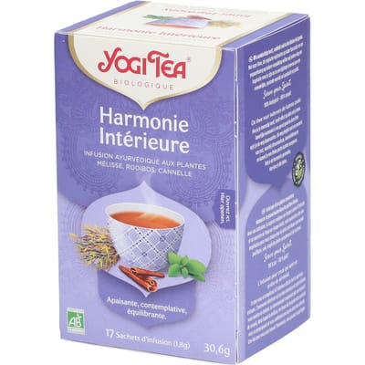 Yogi Tea Inner Harmony Bio - Biologische Kruidenthee met Citroenmelisse, Kaneel en Lavendel voor Innerlijke Rust en Balans
