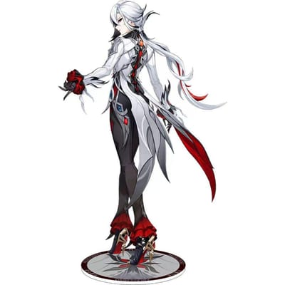Genshin Impact Anime Figuur Varka Acryl Stand Lauma Flins Aino Ineffa Model Plaat 1 Stuk Bureau Decor Staand Bord Game Fans Duurzame Cadeaus