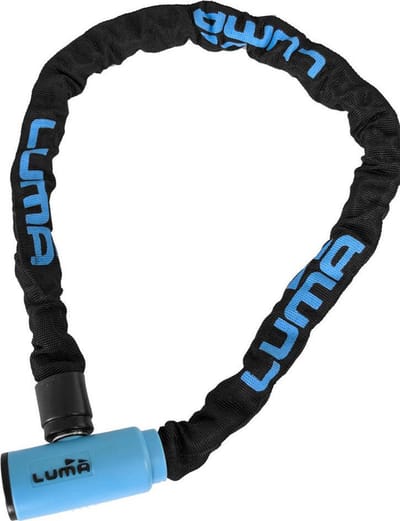 LUMA Enduro 8 Kettingslot - 120cm - voor fiets of motor - zwart/blauw