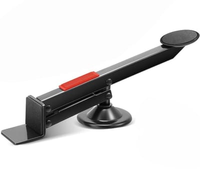 Gereedschap Deurlifter - Voetbediening Hefkrik - Meubellift - 360° Rotatie - Tot 100 KG - Maximale Hefhoogte Tot 70 mm - Zwart