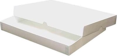 Brievenbusdoos verzenddoos 22x16x2,5  cm WIT (10 stuks)