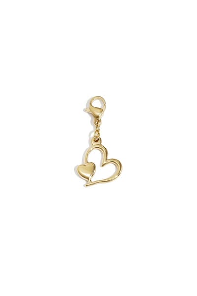 Charms Hart - Casual - Dagelijks - Eenvoudig - Dames - sieraden - Bargains by DJ - Valentijn cadeau