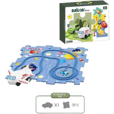 Puzzle Racer Piste de Voitures pour Enfants Puzzles de Sol idéaux pour les Garçons de 3 4 5 6 Ans Jouets Montessori Jouets Cerveau DERNIER