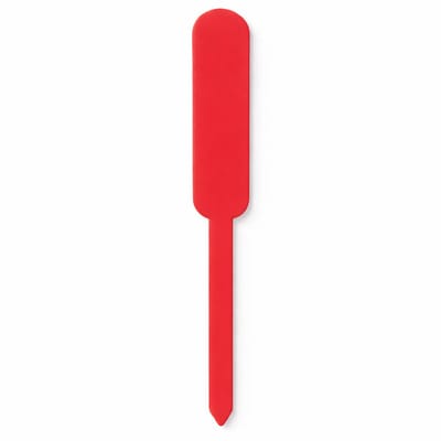 S&D | Plastic notitie bordjes - 50 stuks - Rood - Prijs / Tuin labels - Waterbestendige Plantsteker