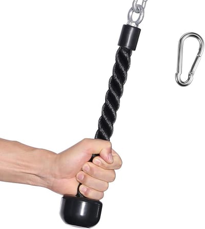 Tricep Touw voor Krachttraining – Duurzame Fitness Kabelbevestiging