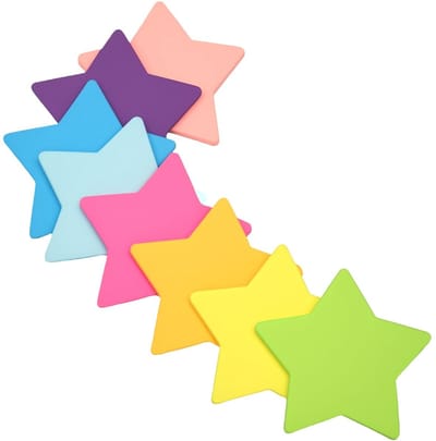 Dailygoods- Notitieblaadjes Gekleurd - Stervorm - 240 Vellen - Zelfklevend - Creatief Ontwerp - Hoogwaardig Papier - Plaknotities